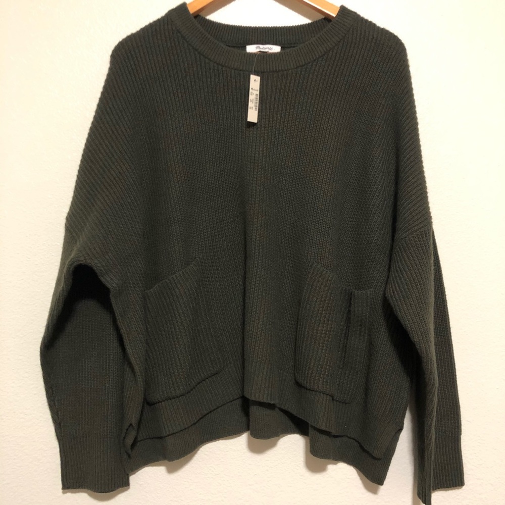 MADEWELL Patch Pocket Pullover Sweater